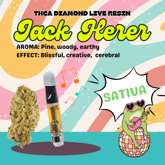 THCa Live Resin Cartridge | Jack Herer - 1g. (sativa)